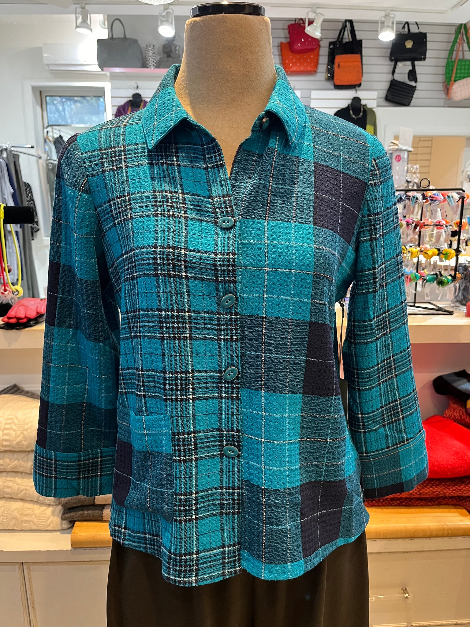 Habitat Fall/Winter Sale, 40790 Mixed Pocket Shirt, Capri 50% Off Regular Price