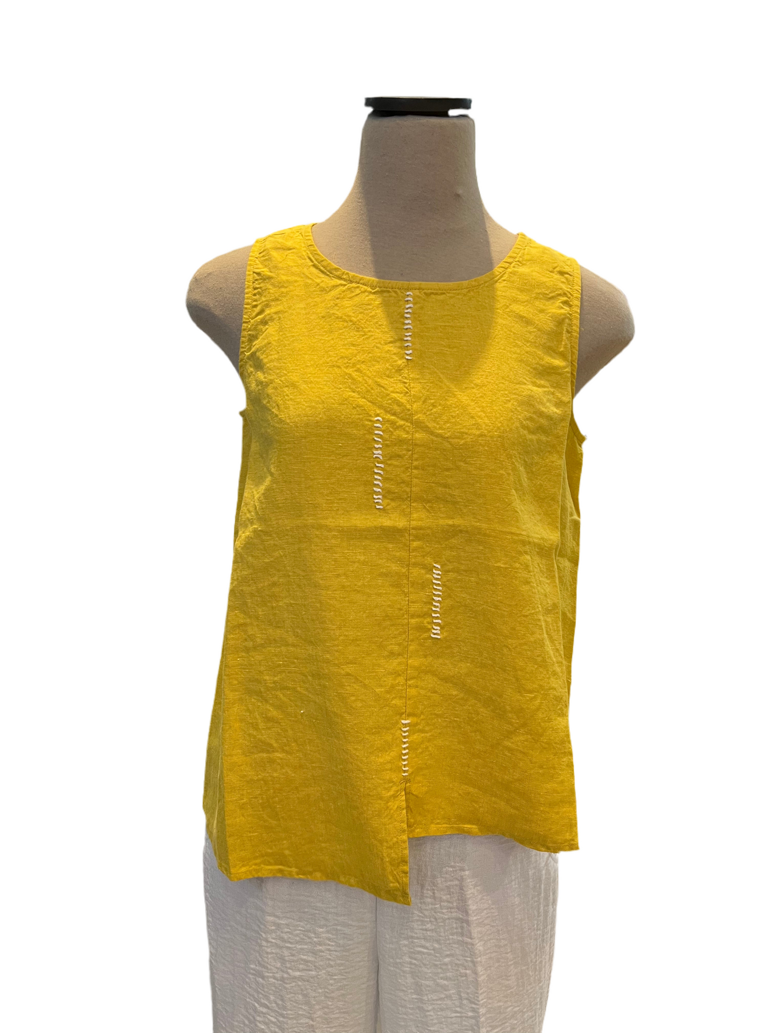 LIV Spring/Summer Sale, 261334 Hand Stitch Tank, Marigold, 50% Off Regular Price