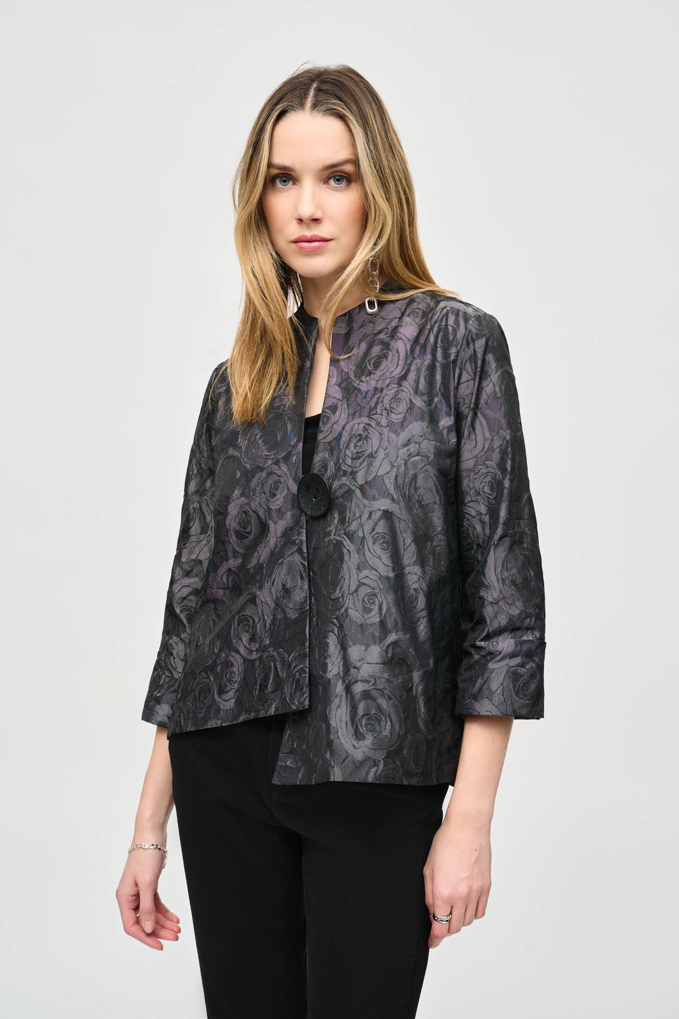 Joseph Ribkoff, 243327 Floral Feminine Everyday Jacket