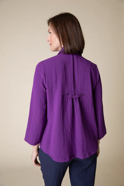 Habitat, 30649 Pleat Back Jacket, Plum