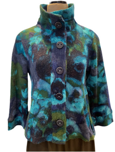 Habitat Fall/Winter Sale, 50572 Retro Floral Jacket, Cobalt 50% Off Regular Price