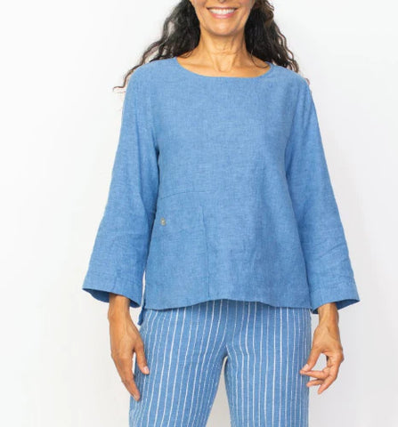 Habitat, 41520 Pocket Pullover Top, Twilight