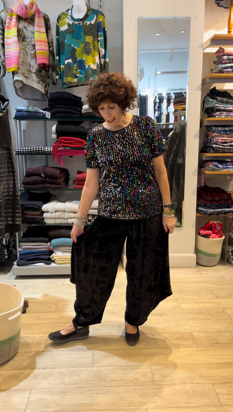 Bryn Walker Sale, 70372 Hamish Pant, Italian Velvet 50% Off Regular Price