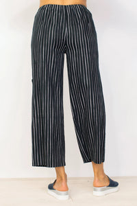 Habitat Spring/Summer Sale, 42566 Flood Pocket Stripe Pant, Black 50% Off Regular Price