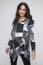 LIV Fall/Winter Sale, 142805 Asymmetrical Tunic 50% Off Regular Price