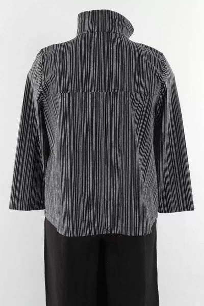 Habitat, 17502 Easy Swing Stripe Jacket, Black