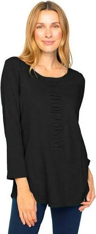 Habitat, 27516 Ruched Shape Tee, Black