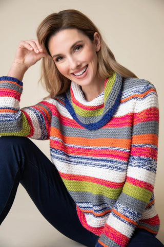 Habitat, 89307 Multi Stripe Pullover