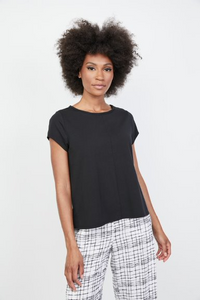 Olivia, Spring/Summer, 320310 Cap Sleeve Tee, Black